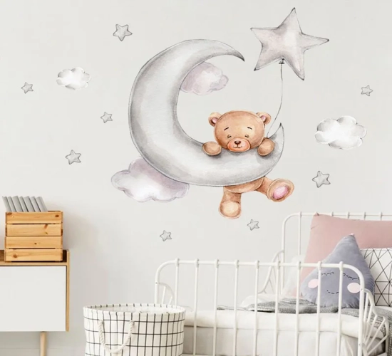 Perfect for Kids' Rooms, especially Boys. Transform the Children's Room with Bear and Bedroom Decorations.