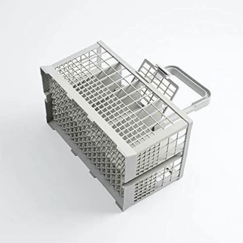 Portable universal dishwasher cutlery basket for silverware, tableware (forks, spoons). Versatile storage solution for home organization.