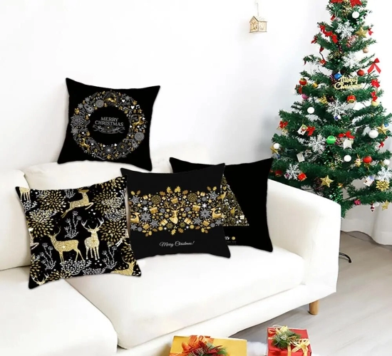 Celebrate Christmas with our festive cushion covers! Perfect for home decor, these ornaments bring Noel and Navidad cheer. Great as a New Year gift for 2023, spreading Xmas Natal joy