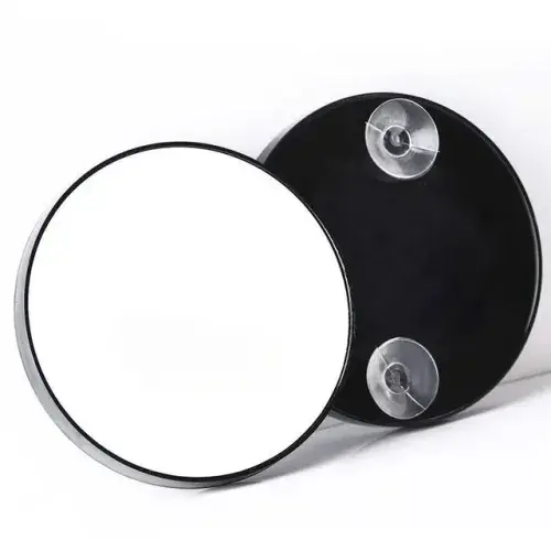 Durable 30x Magnification Mirror with Suction Cup - Ideal for Blackhead Removal and Compact Makeup Application in the Bathroom