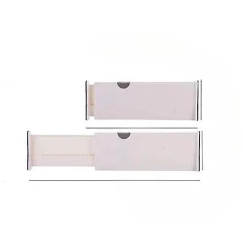 Retractable Plastic Drawer Partition: Adjustable Holder for Household Storage Drawers, Ideal for Kitchen Organizing