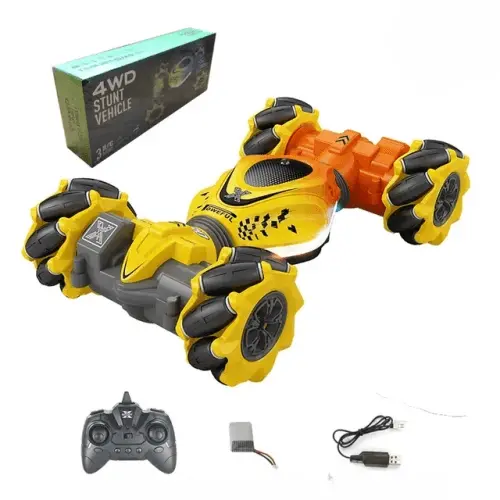 4WD RC Car Toy with 2.4G Radio Remote Control, Gesture Sensor, Rotation Twist, and Stunt Drift – An Entertaining Vehicle Toy for Children"