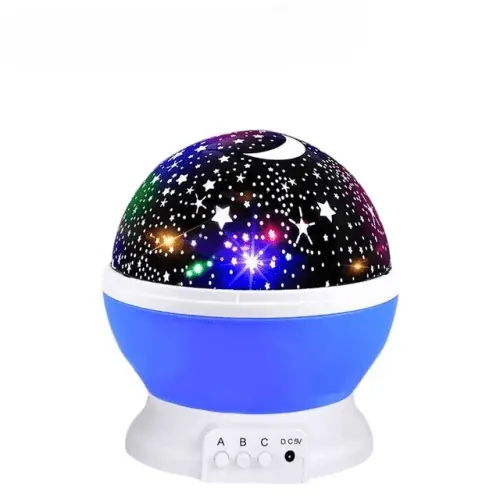 Rotating Sky Moon Lamp Projector Night Light - Galaxy Lamps for Home Bedroom Decoration, Starlight Christmas Lights, Perfect Kids Gift