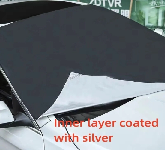 Magnetic Car Windscreen Cover Sunshade and Waterproof Protection for Car Windshield, Size 210 x 120cm.