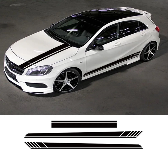 "Vinyl Bonnet Decal Stickers for Audi, BMW, Mercedes, Ford, VW, Toyota, Nissan, Kia, Renault, Hyundai, Skoda, and More - Enhance Your Auto with Tuning Accessories"