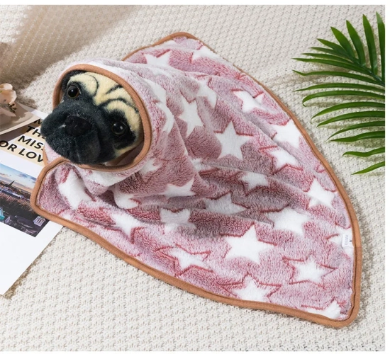 Cozy Pet Sleeping Blanket Warm and Soft Mat for Dogs and Cats, Plush Thin Blanket, Breathable Cover for Cats and Dogs, Pet Supplies.