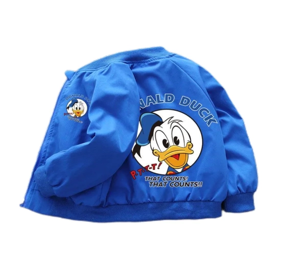 "Fashionable Spring Outerwear for Little Ones: Cartoon Mickey Zipper Hoodies Jacket, Perfect Sweatshirt for Baby Boys and Girls. Ideal Children Windbreaker for Kids Aged 1-6 Years."