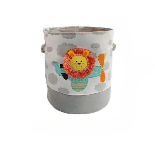 Cute Dinosaur Baby Laundry Basket Foldable Toy Storage Bucket for Picnics, Dirty Clothes, and Cartoon Animal Organization