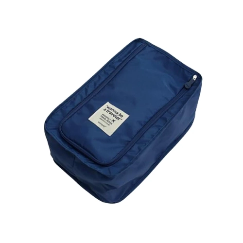 Portable Oxford Shoe Storage Bag: Dustproof, Foldable, Waterproof, with Zipper – Ideal for Travel, Organizing Shoes and Underwear.