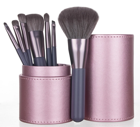 Premium Professional Makeup Brushes Set with Brush Holder: Includes Brushes for Blush, Powder, Eyeshadow, Eyebrow, and Foundation. A High-End Beauty Makeup Tool Collection.